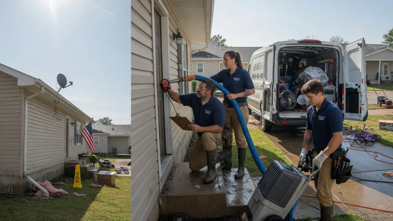 Ceiling Water Damage Restoration in Harborton, VA near me